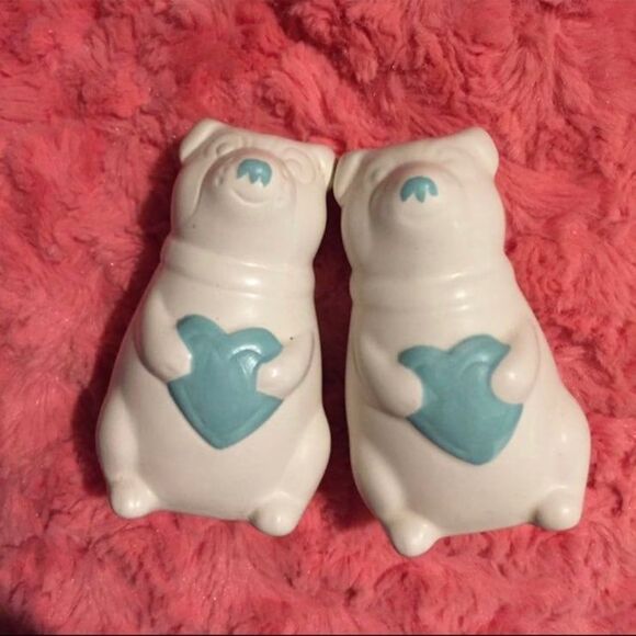 Pug Dog Salt Pepper Shaker Set new cute - Picture 1 of 5